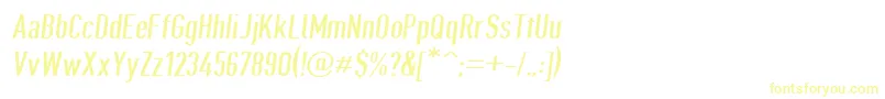 Giveahootdpobl-fontti – keltaiset fontit