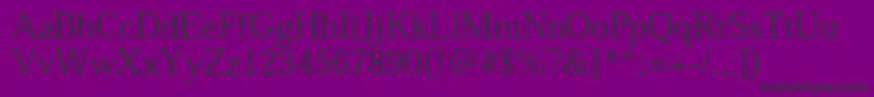 HeiseiminstdW3 Font – Black Fonts on Purple Background