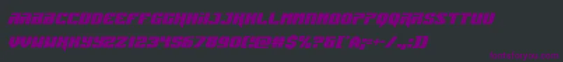 Jumperscondital Font – Purple Fonts on Black Background