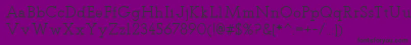 TeletexRegular Font – Black Fonts on Purple Background