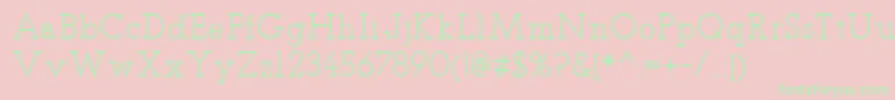 En savoir plus sur la police TeletexRegular Police TeletexRegular – polices vertes sur fond rose