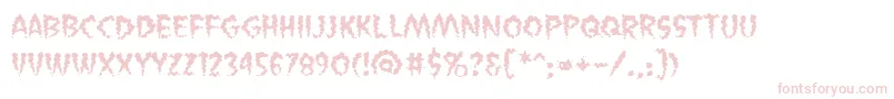 VaporizedBb Font – Pink Fonts on White Background