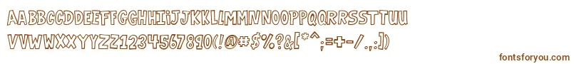 VtcGaragesaleoutlined Font – Brown Fonts