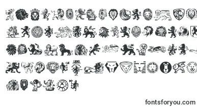 Lions font – Fonts Animals