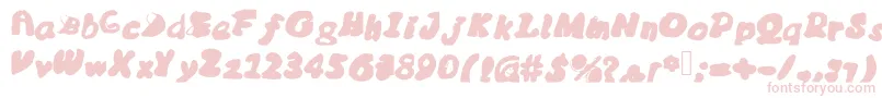 Messybubble Font – Pink Fonts