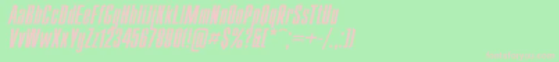 More about Compacti Font Compacti Font – Pink Fonts on Green Background