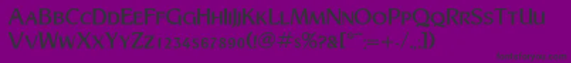 fuente TurnpikeRegularDb – Fuentes Negras Sobre Fondo Morado