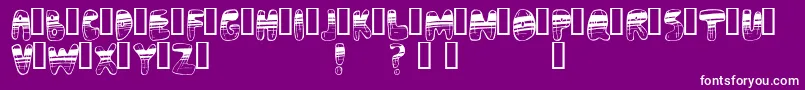 En savoir plus sur la police Adrenoch Police Adrenoch – polices blanches sur fond violet