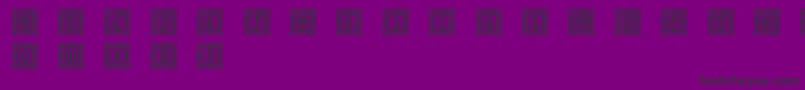 Schmuck Font – Black Fonts on Purple Background