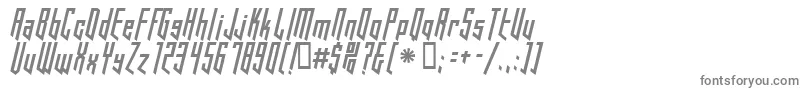 HookedUp101 Font – Gray Fonts on White Background