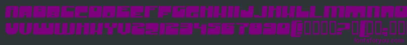 GrooveMachineExpanded Font – Purple Fonts on Black Background