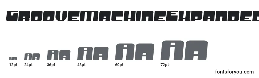 GrooveMachineExpanded Font Sizes