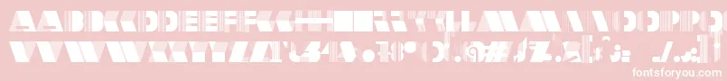 Decorated Font – White Fonts on Pink Background