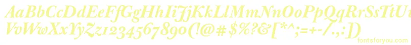 JbaskervillemedBolditalic Font – Yellow Fonts