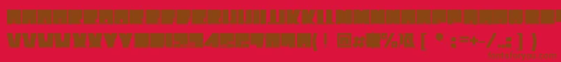En savoir plus sur la police Toneladanova Police Toneladanova – polices brunes sur fond rouge
