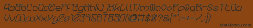BambooChopsticksBoldItalic Font – Black Fonts on Brown Background