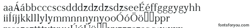 Шрифт WcAddendumLight – венгерские шрифты