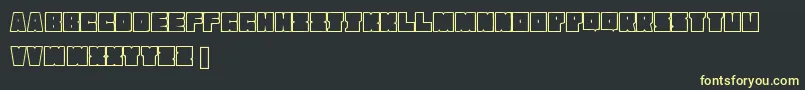 Czcionka Smart – żółte czcionki na czarnym tle