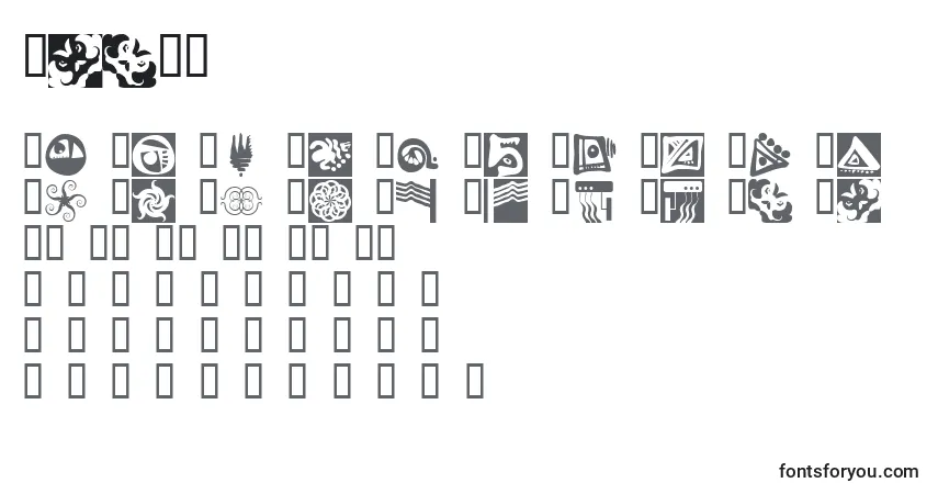 Czcionka Fts11 – alfabet, cyfry, specjalne znaki
