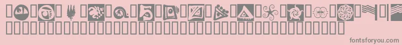 Weitere Informationen zur Fts11-Schriftart Fts11-Schriftart – Graue Schriften auf rosa Hintergrund