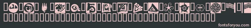 Fts11 Font – Pink Fonts on Black Background