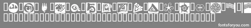 Weitere Informationen zur Fts11-Schriftart Fts11-Schriftart – Weiße Schriften auf grauem Hintergrund