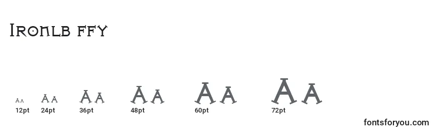 Ironlb ffy Font Sizes