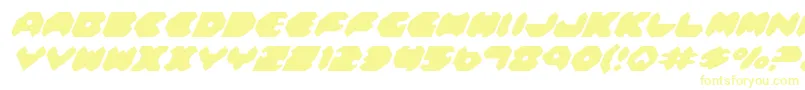 Police FeldercarbItalic – polices jaunes
