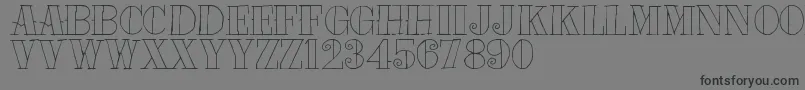 Tat Font – Black Fonts on Gray Background