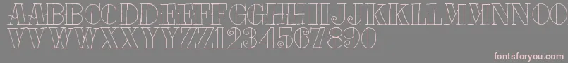 Tat Font – Pink Fonts on Gray Background