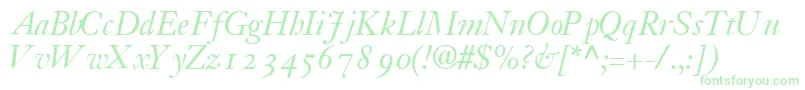 JansoossskItalic Font – Green Fonts