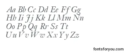 JansoossskItalic-fontti