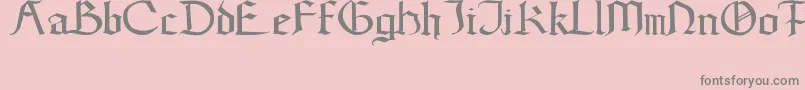 GoticWeen Font – Gray Fonts on Pink Background