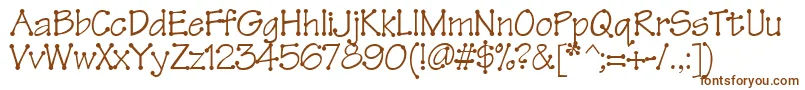 Tinkertoy Font – Brown Fonts