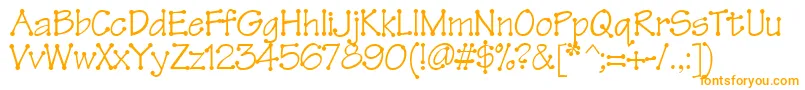 Tinkertoy Font – Orange Fonts