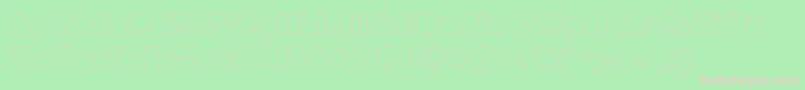 Nederlandfantasy Font – Pink Fonts on Green Background