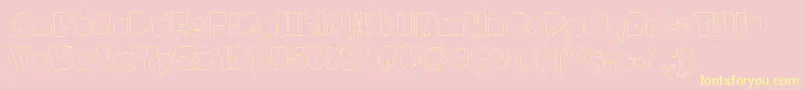 Nederlandfantasy Font – Yellow Fonts on Pink Background