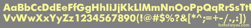 More about FuturafuturiscBold Font FuturafuturiscBold Font – Yellow Fonts on Gray Background