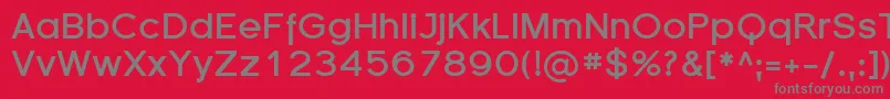 Florsn02 Font – Gray Fonts on Red Background