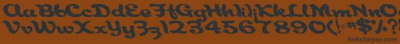 Подробнее о шрифте Aborigianlkite91RegularTtcon Шрифт Aborigianlkite91RegularTtcon – чёрные шрифты на коричневом фоне
