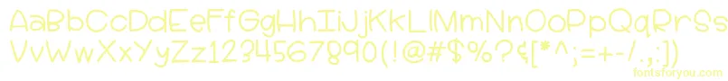 Hellolucy Font – Yellow Fonts