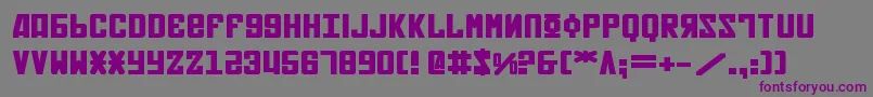 Soviet2be Font – Purple Fonts on Gray Background