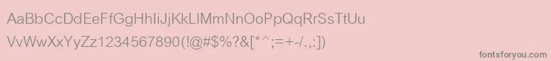 Cordiaupc Font – Gray Fonts on Pink Background