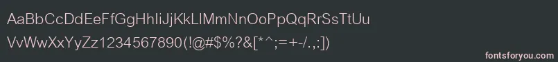 Шрифт Cordiaupc – розовые шрифты на чёрном фоне