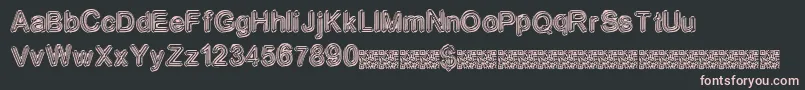 Neondisco Font – Pink Fonts on Black Background
