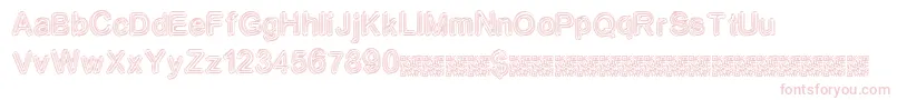 Neondisco Font – Pink Fonts on White Background
