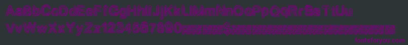 Neondisco Font – Purple Fonts on Black Background