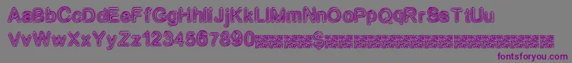 Neondisco Font – Purple Fonts on Gray Background
