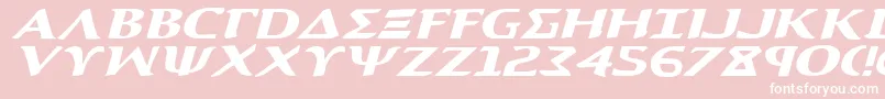 Aegis1ei Font – White Fonts on Pink Background