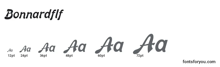 Bonnardflf Font Sizes